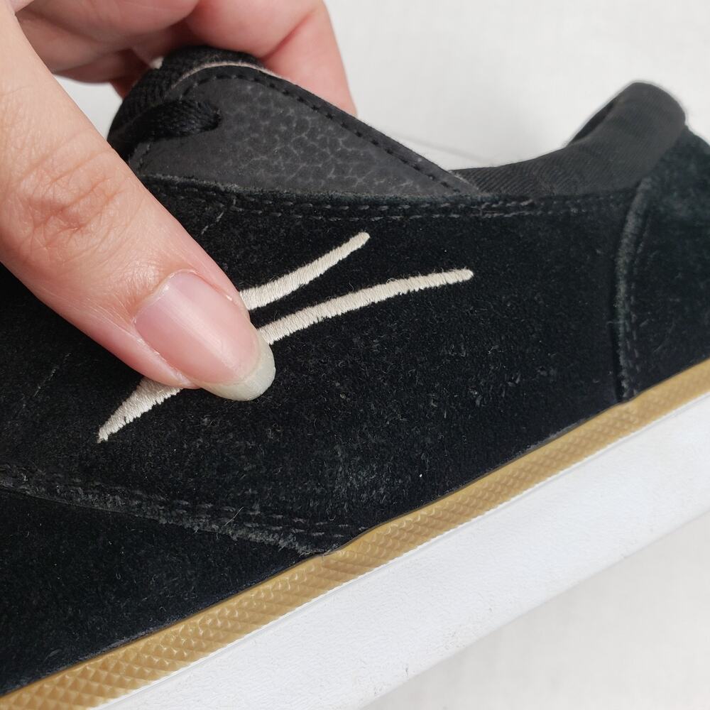 Lakai Fremont Skate Vulc Shoes Mens 7 Black Suede Skateboarding Team Yonnie Cruz - Picture 8 of 16